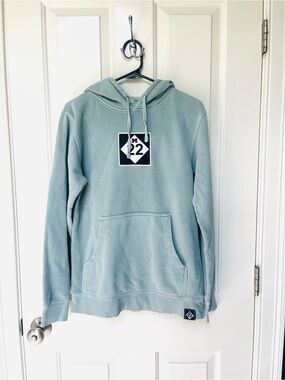 M-22 Northern Michigan Sea-Foam Green Oversized Hoodie women’s Sz XS
